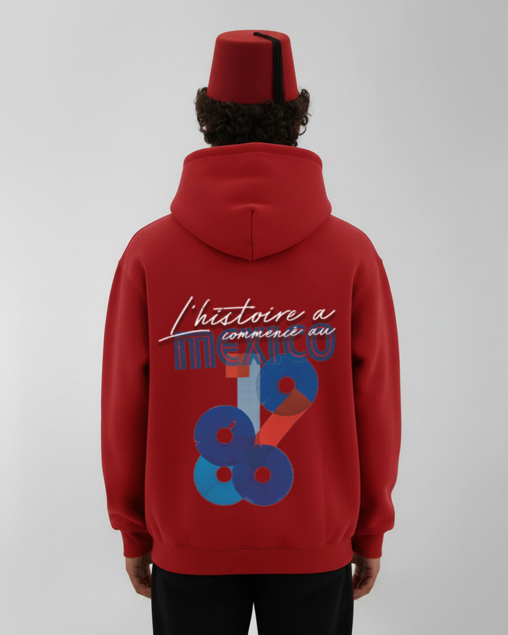 Hoodie Mexico 1980 Can 2025 - Red