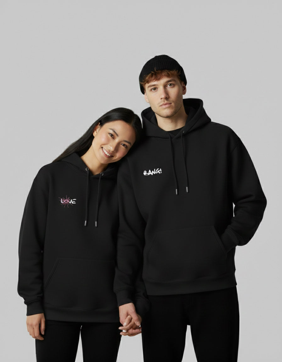 Pack 2 Hoodies Couple Edition - Love Shot - Printed Hoodie - Premium Quality