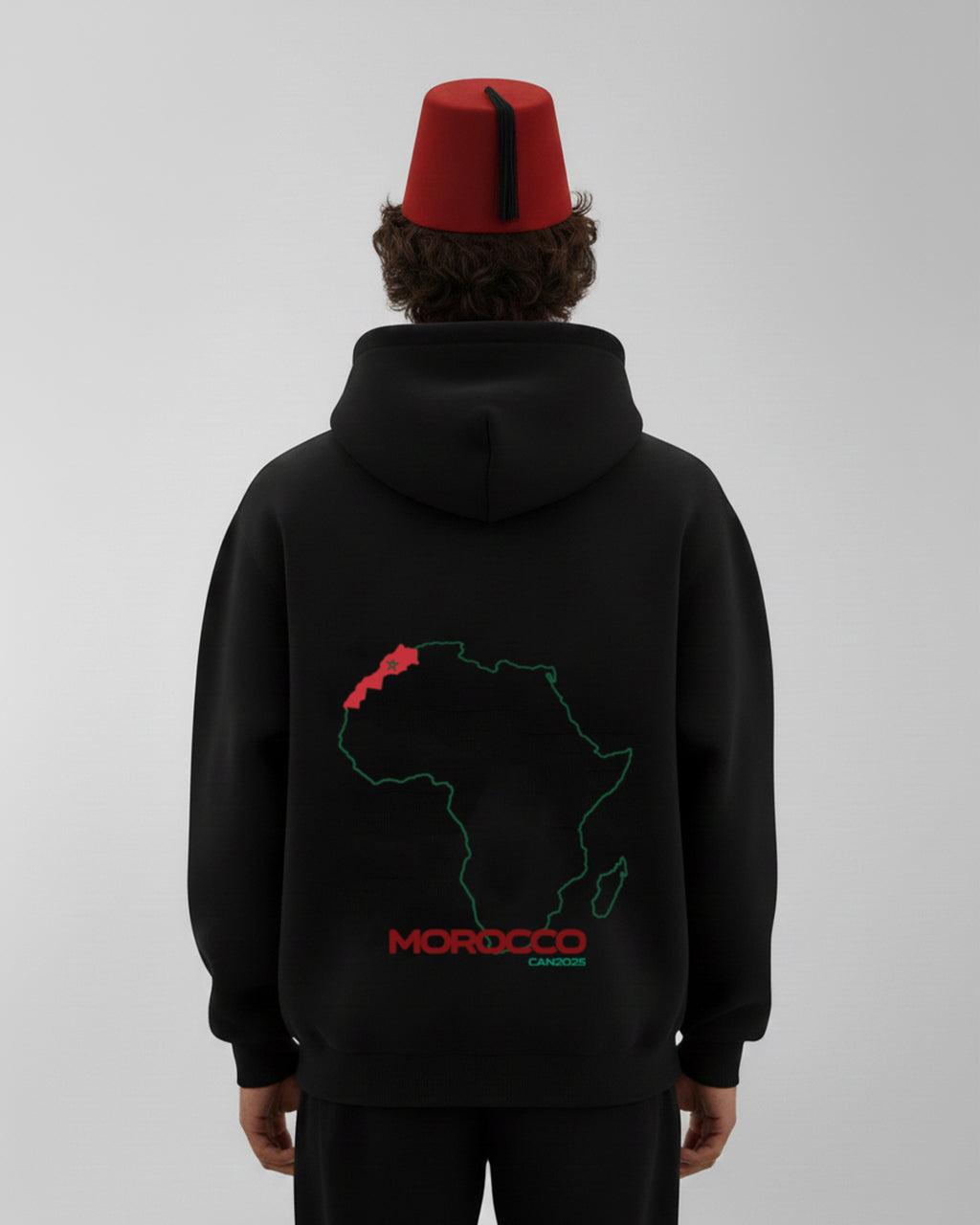 Hoodies Noir - Africa Map