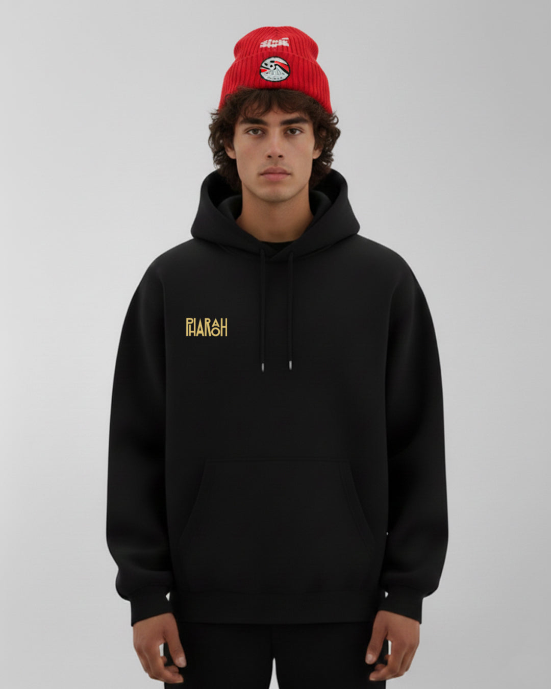 Hoodie pharaoh Egypt Fan Can 2025 - Black