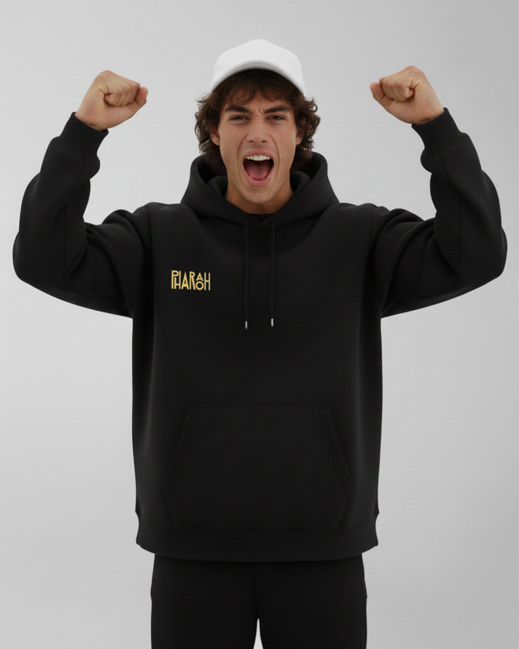 Hoodie pharaoh Egypt Fan Can 2025 - Black