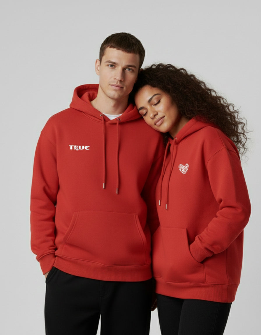 Pack 2 Hoodies Couple Edition - True Love - Printed Hoodie - Premium Quality