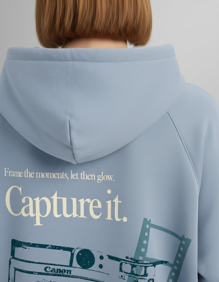 Printed Hoodie Premium Quality - Capture it