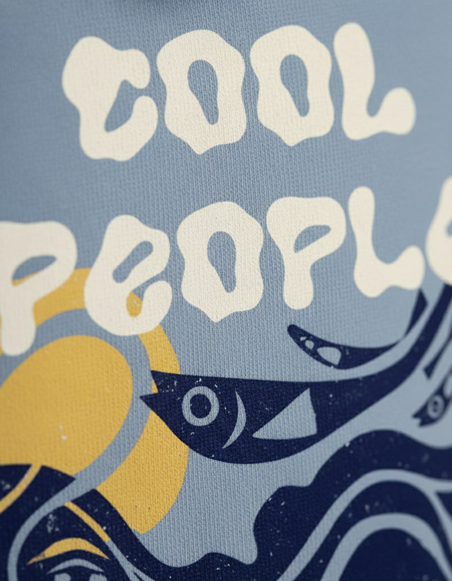 Printed Hoodie Premium Quality - Cool People