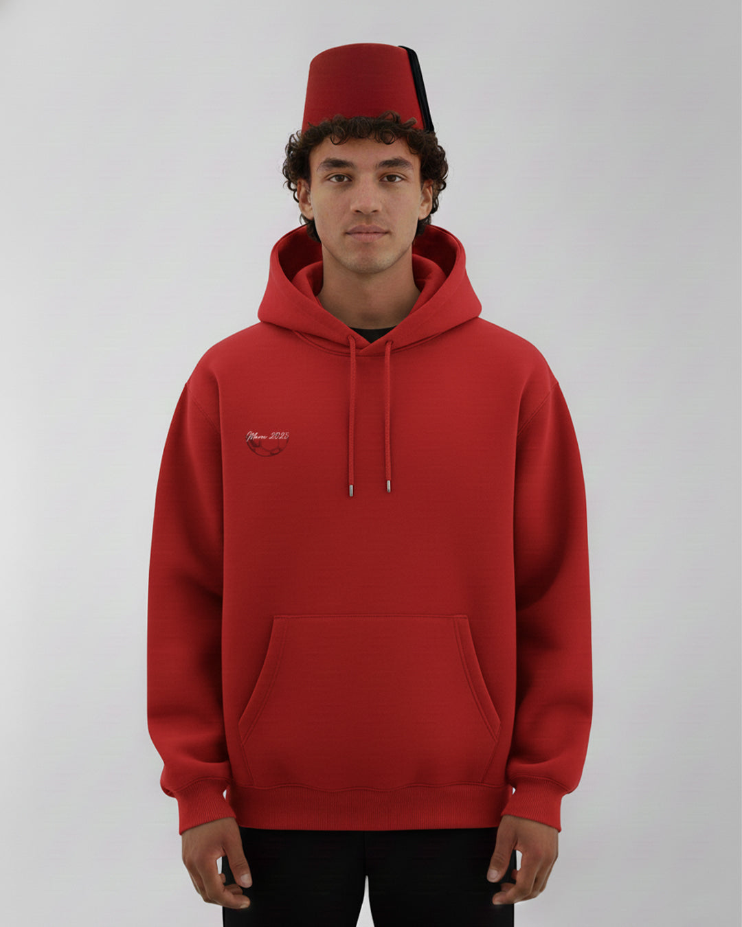 Hoodie Le jeu est ici  - Red