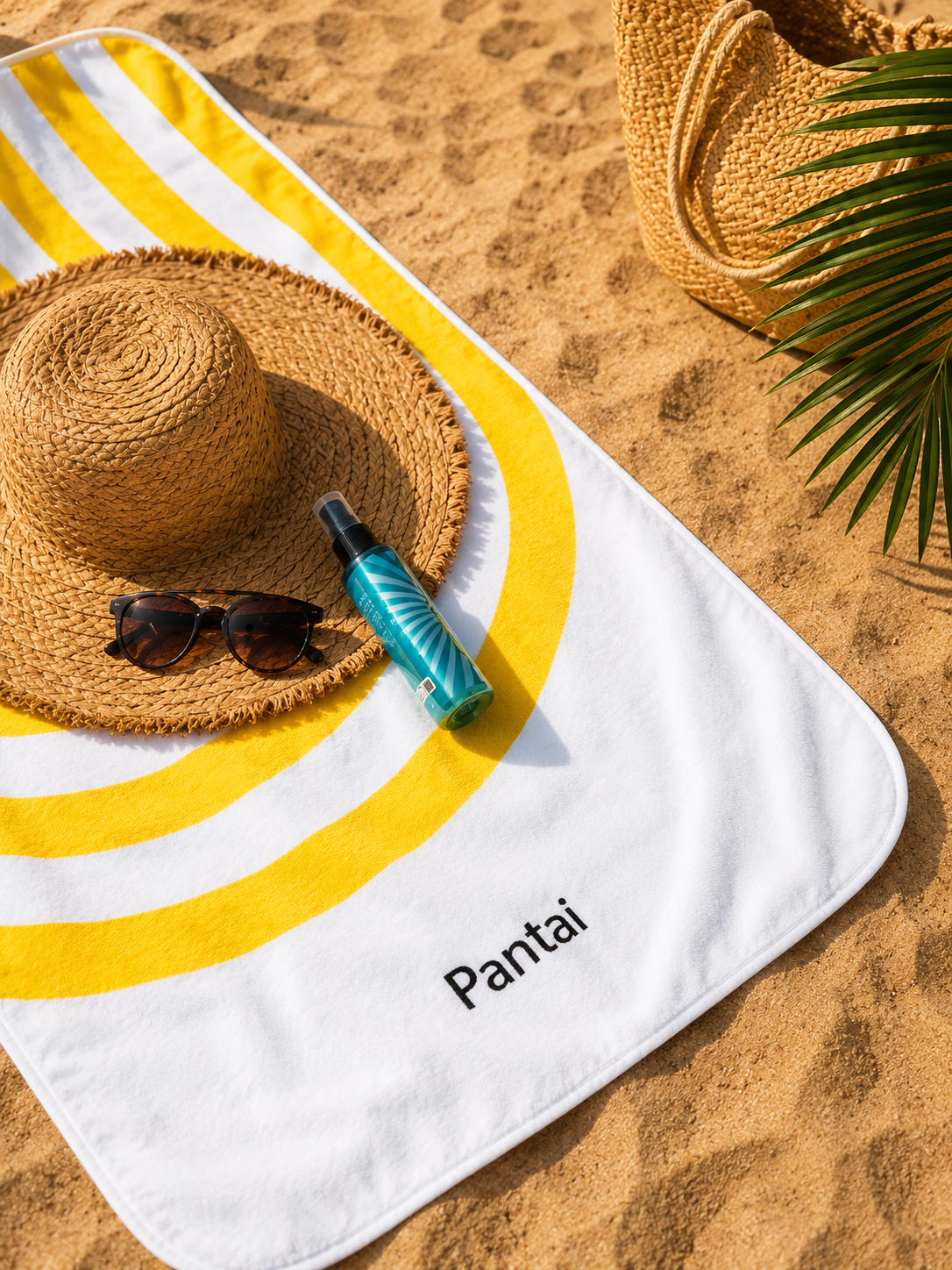 Serviette de plage microfibre recyclée – Sans sable & ultra absorbante