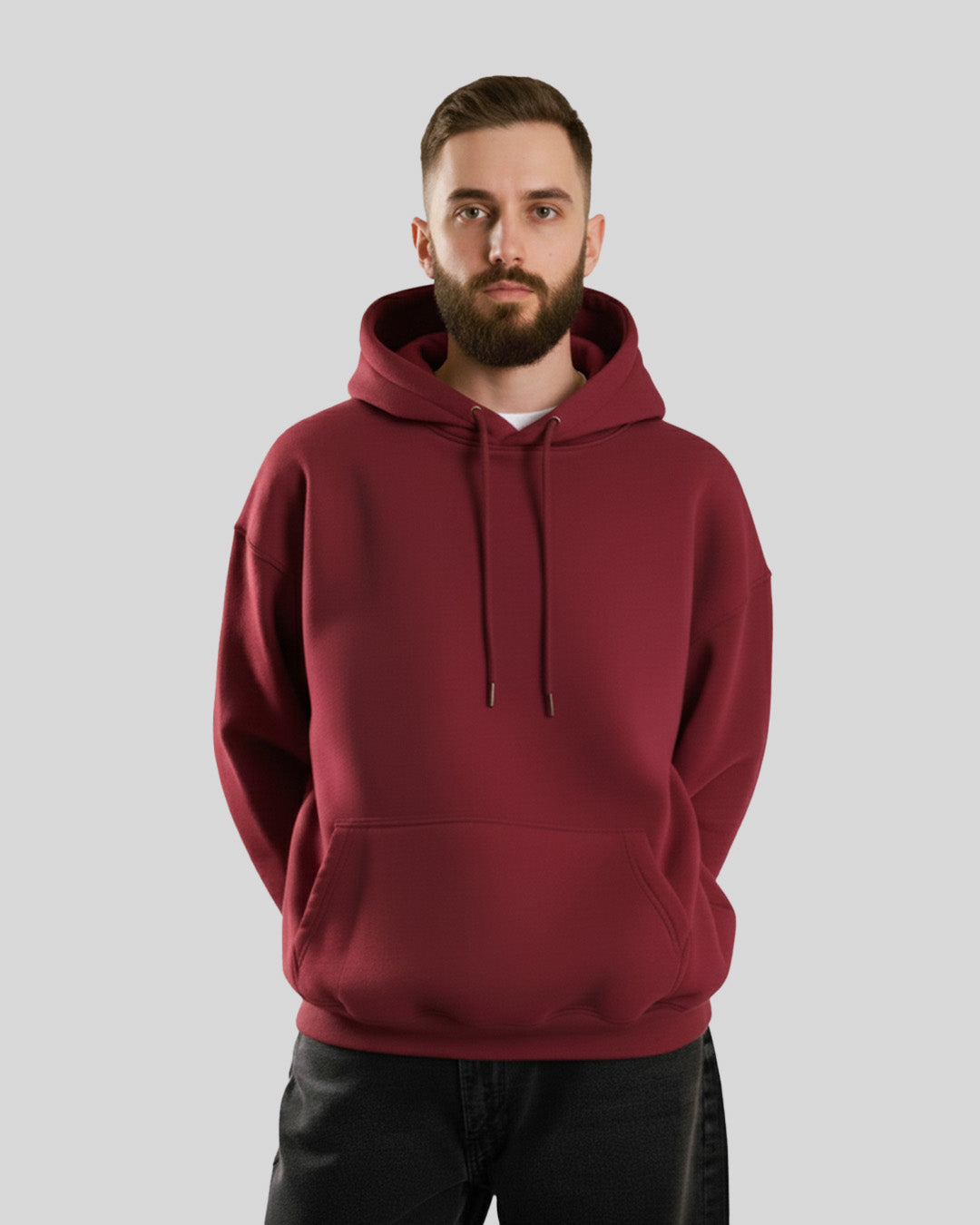 Hoodies Simple Premium Quality - Bordeaux