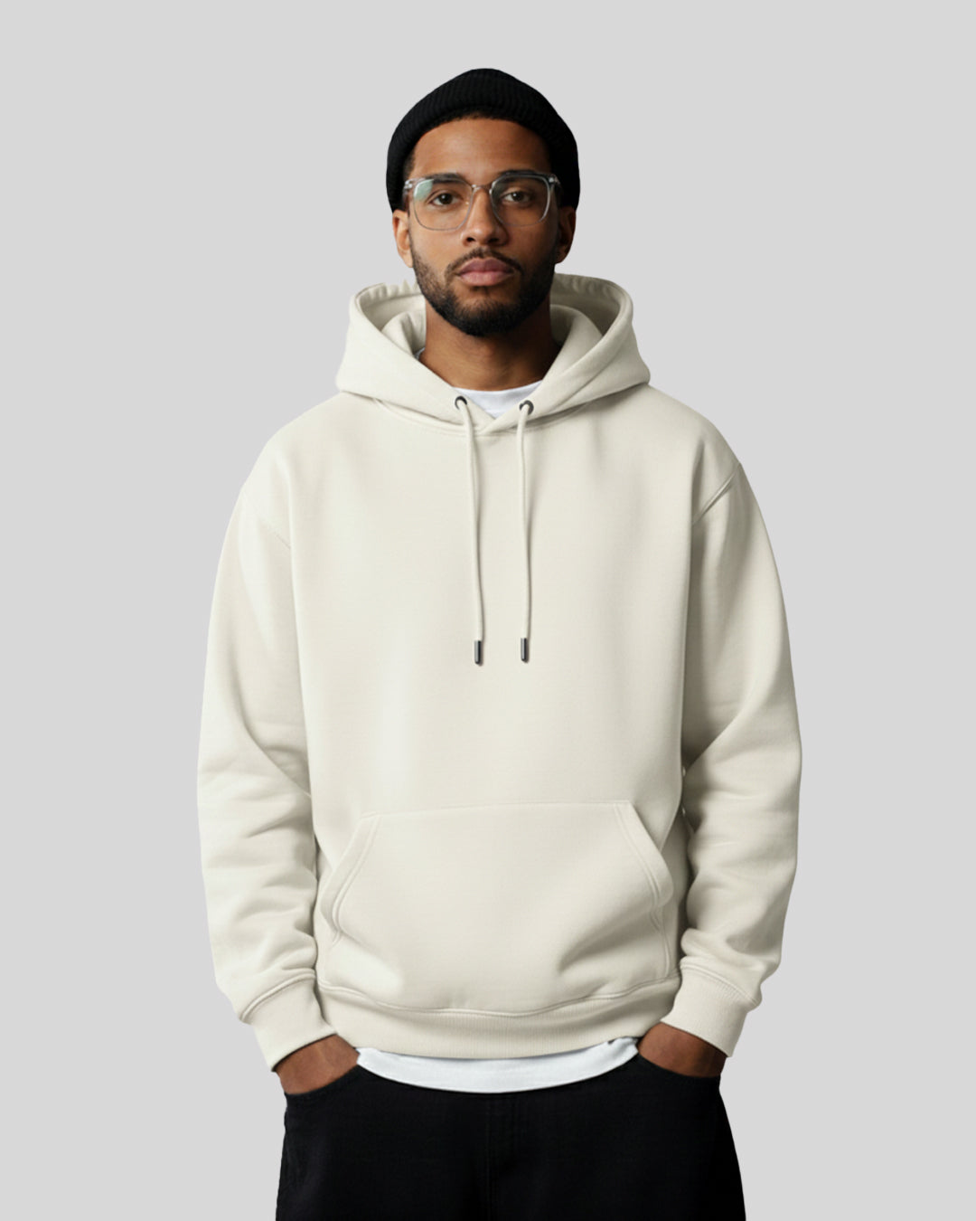 Hoodies Simple Premium Quality - Beige