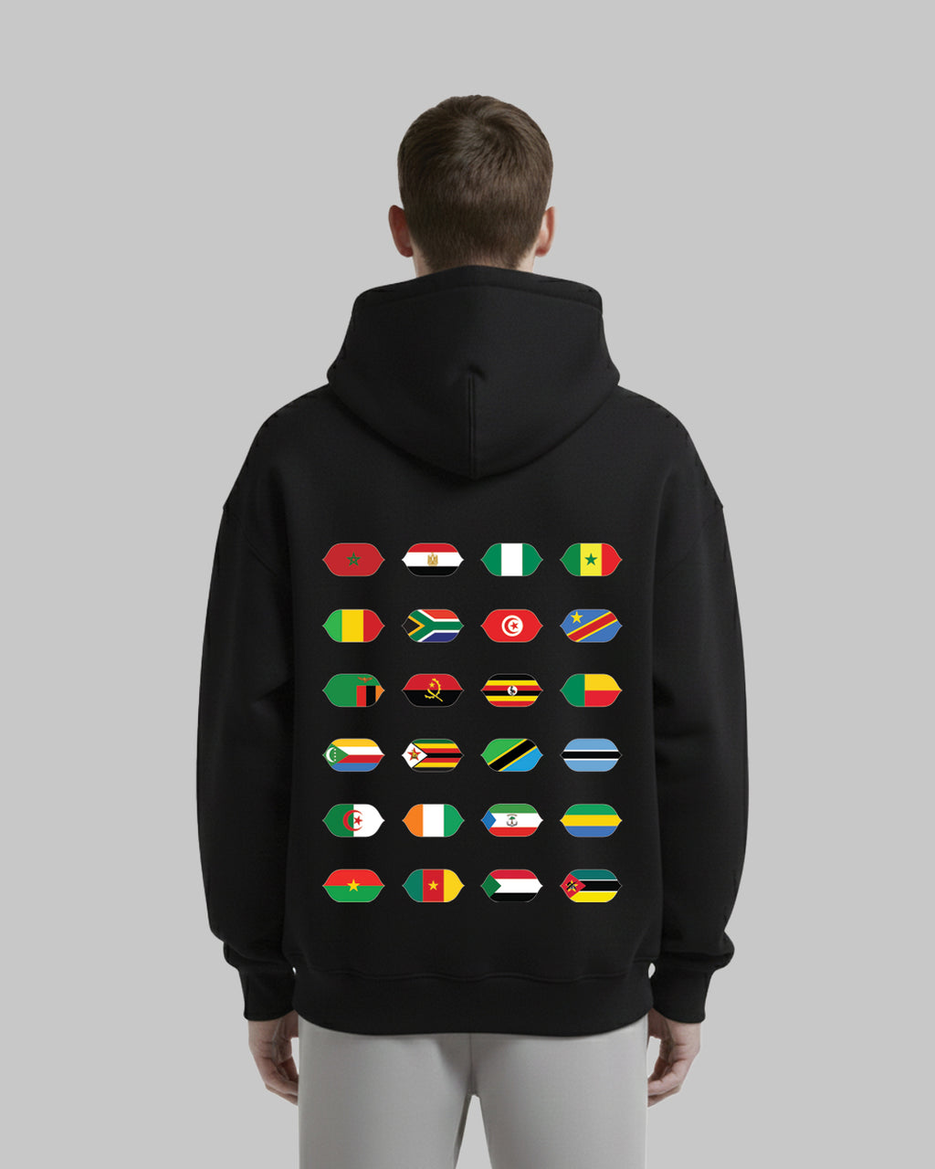 Special CAN 2025 - CAN FLAGS -   Printed Hoodie -  Premium Quality