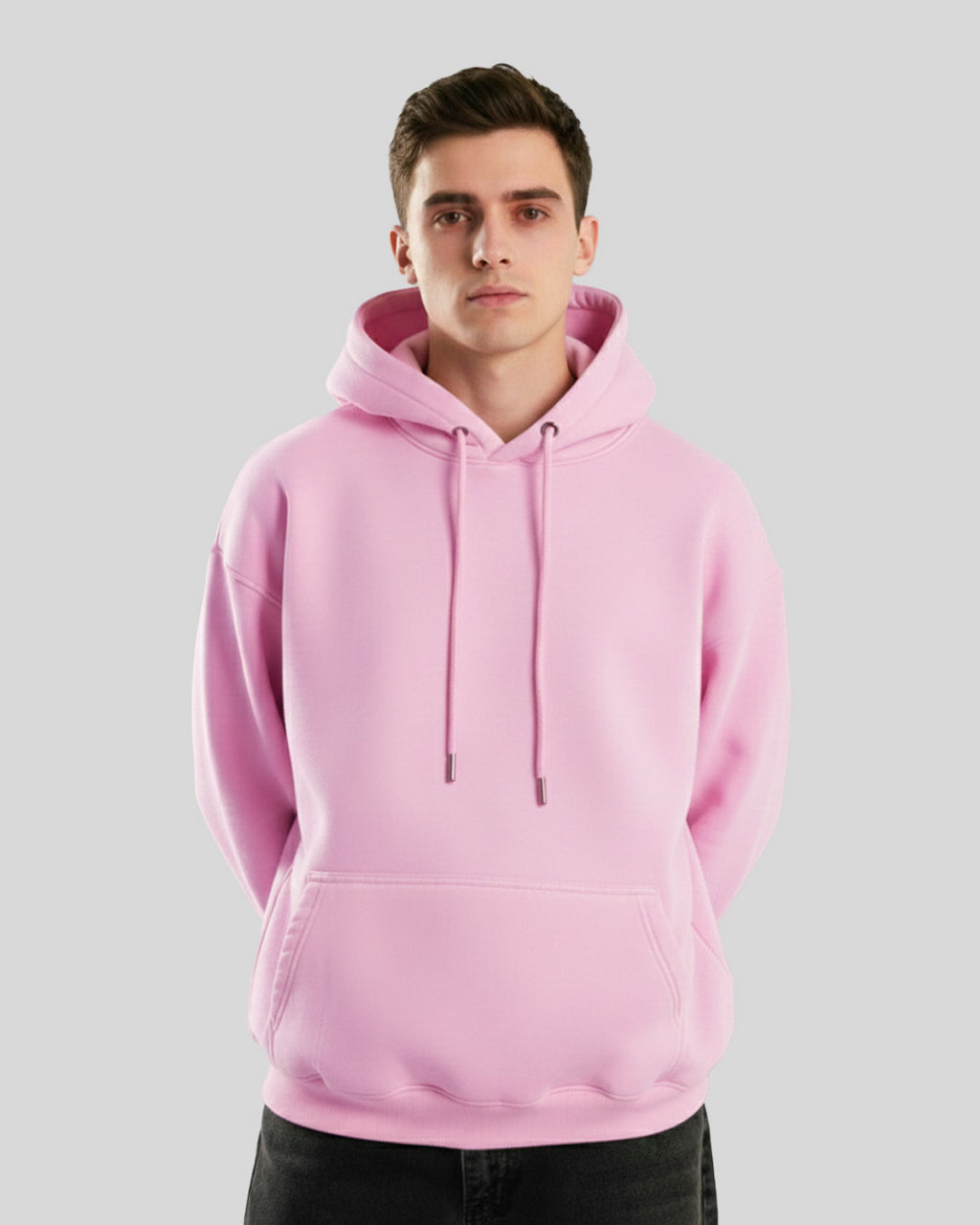 Hoodies Simple Premium Quality - Pink
