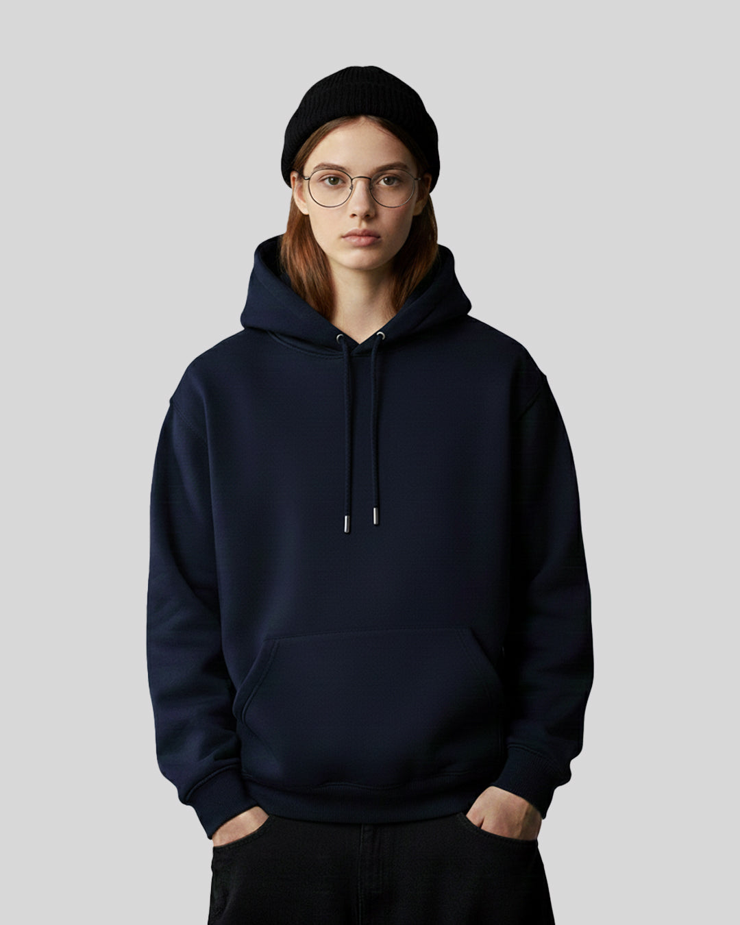 Hoodies Simple Premium Quality - Bleu de Chanel Femme