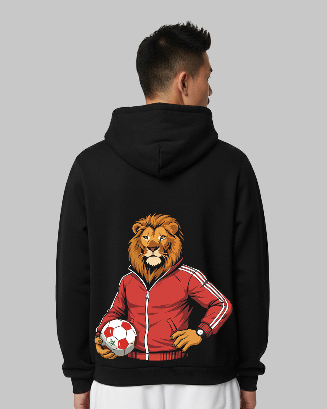 Moroccan LION Special CAN 2025 - Printed Hoodie Premium Quality Homme