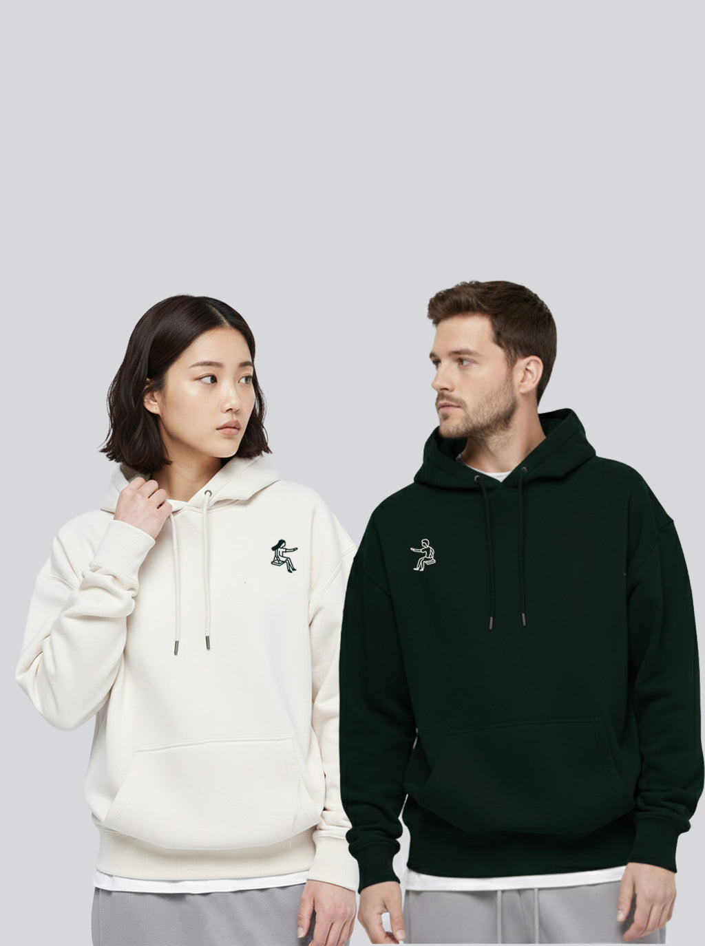 Pack 2 Hoodies Couple Edition - Duo Comfort - Printed Hoodie - Premium Quality