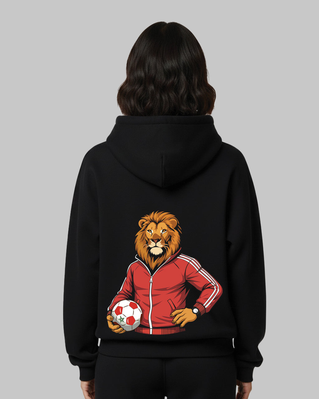 Moroccan LION Special CAN 2025 - Printed Hoodie Premium Quality