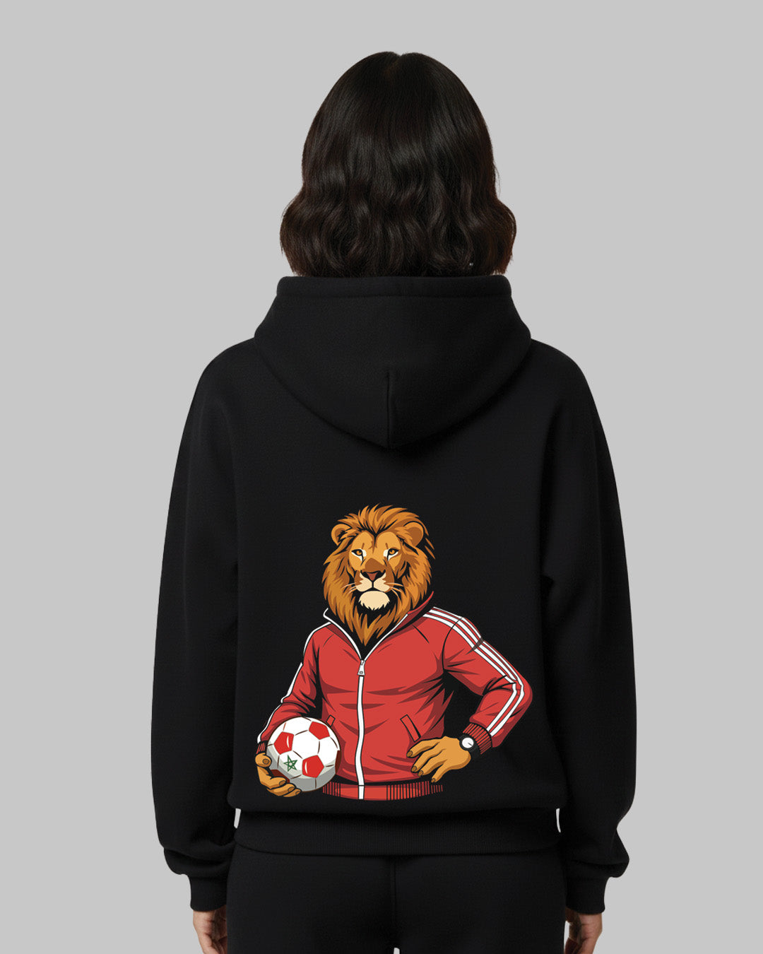 Moroccan LION Special CAN 2025 - Printed Hoodie Premium Quality