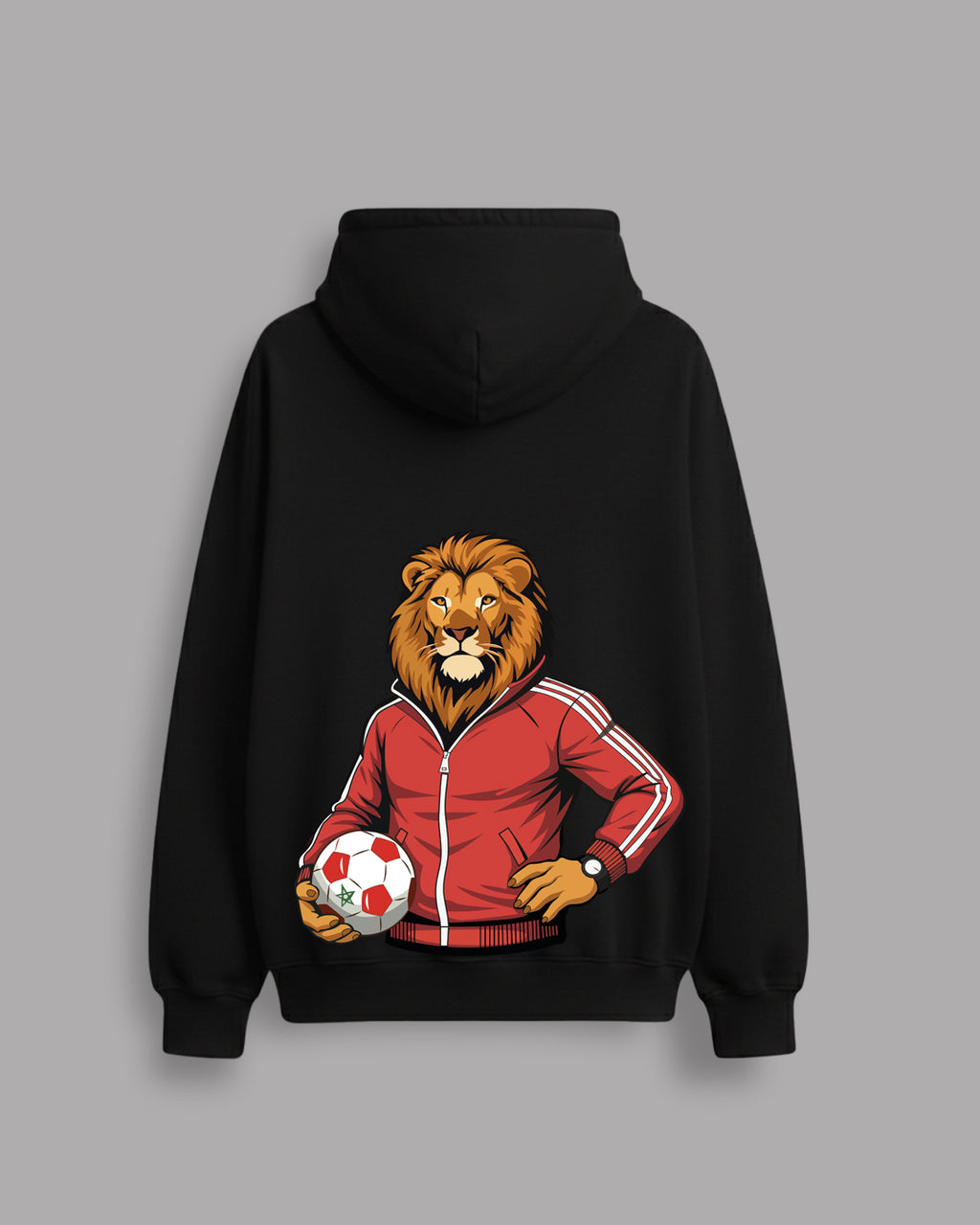 Moroccan LION Special CAN 2025 - Printed Hoodie Premium Quality